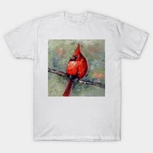 Red Cardinal Bird T-Shirt